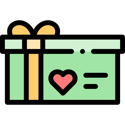 Gift Detailed Rounded Lineal color icon