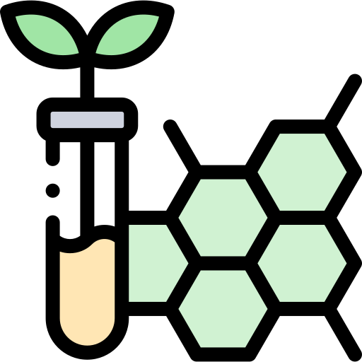 バイオテクノロジー Detailed Rounded Lineal color icon