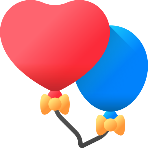 ballonnen 3D Color icoon