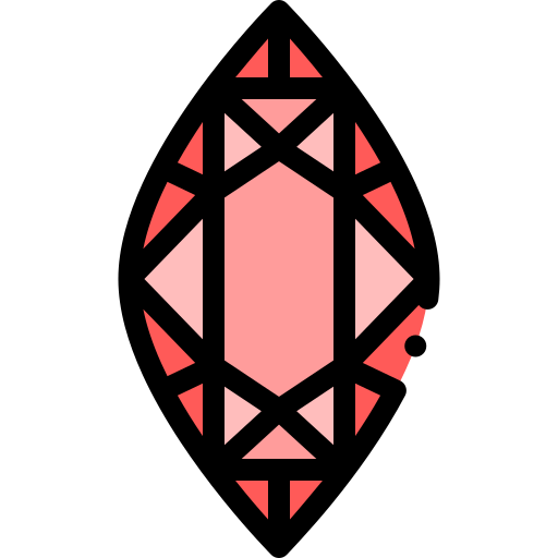 Tourmaline Detailed Rounded Lineal color icon