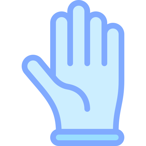 handschoenen Detailed color Lineal color icoon
