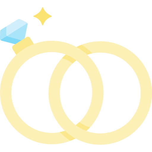 anneaux de mariage Special Flat Icône