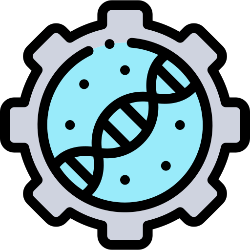 inżynieria genetyczna Detailed Rounded Lineal color ikona