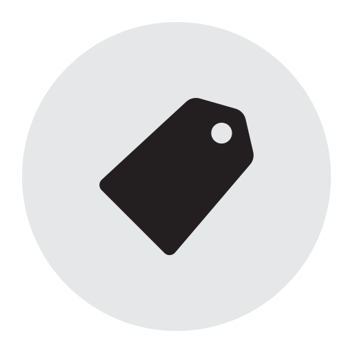 Label Generic Circular icon