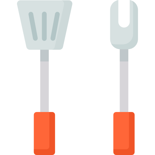 Инструменты для барбекю Special Flat иконка