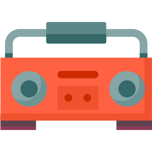 Radio cassette Special Flat icon
