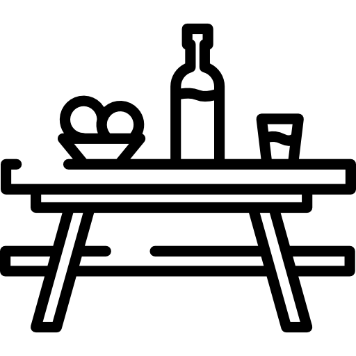 mesa de piquenique Special Lineal Ícone