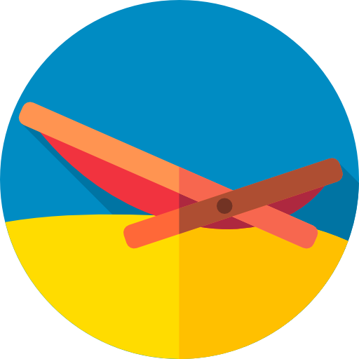 zonnebank Flat Circular Flat icoon