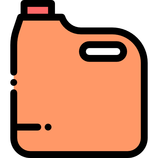jerrycan Detailed Rounded Lineal color ikona