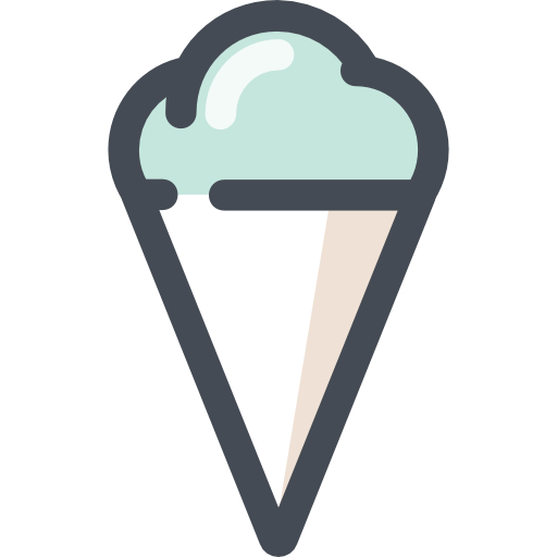 helado Sergei Kokota Lineal Color icono