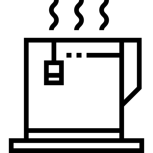 温かいお茶 Detailed Straight Lineal icon
