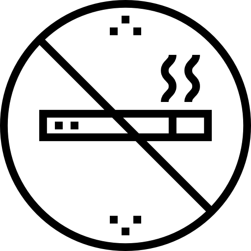 vietato fumare Detailed Straight Lineal icona