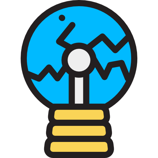 Plasma ball Detailed Rounded Lineal color icon