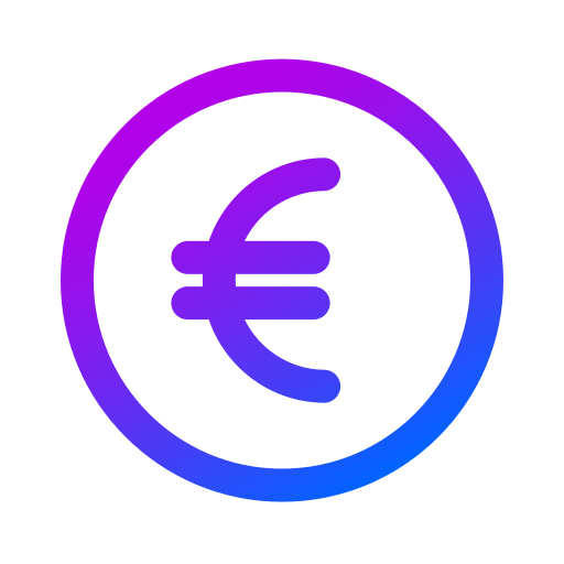 euro Generic Gradient icon