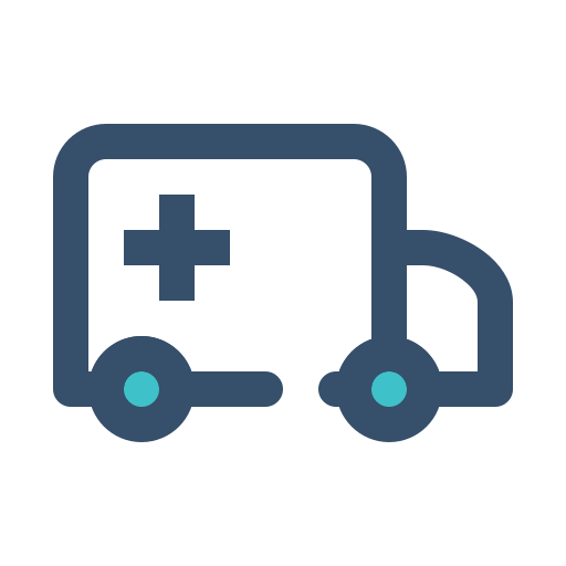 Ambulance Generic Blue icon