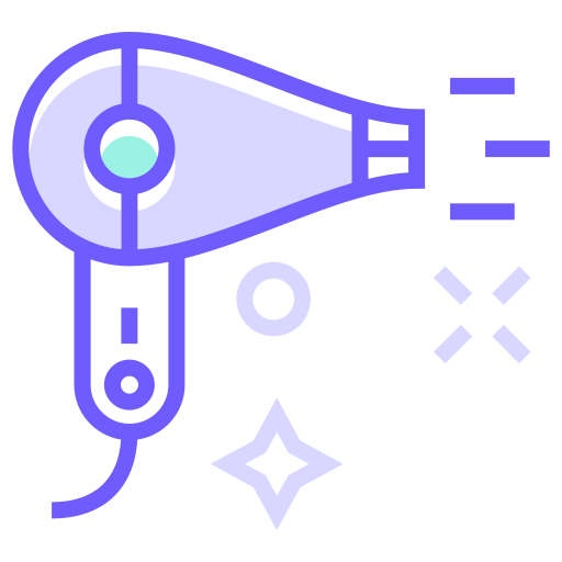 Hair dryer Generic Color Omission icon