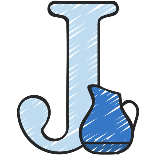 Letter j Juicy Fish Sketchy icon