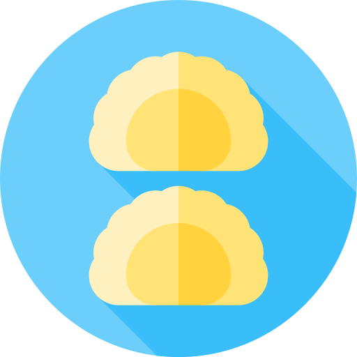 jiaozi Flat Circular Flat icon