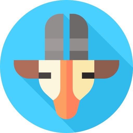 gazelle Flat Circular Flat icon