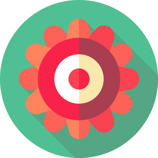 anemon Flat Circular Flat ikona