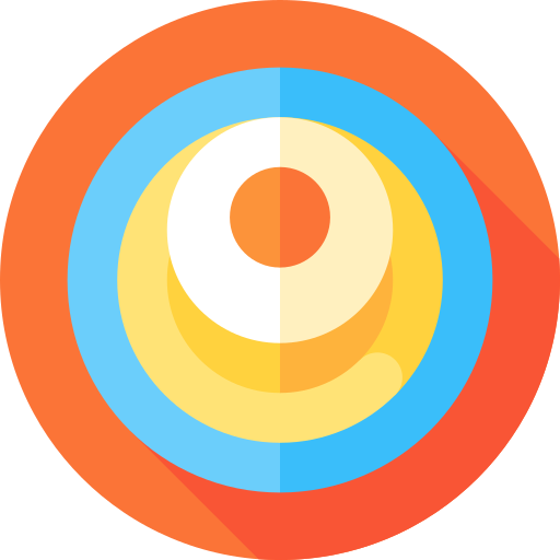 국수 Flat Circular Flat icon