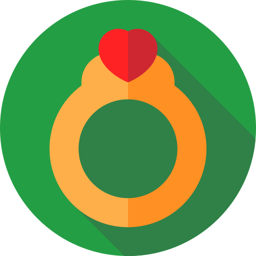 schmuck Flat Circular Flat icon