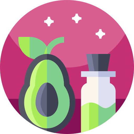 Avocado Geometric Flat Circular Flat icon