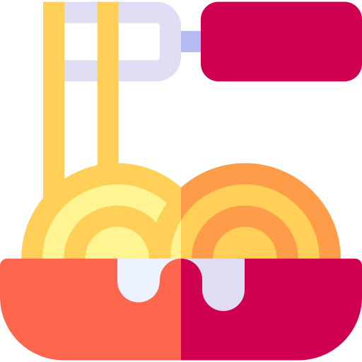 Spaghetti Basic Rounded Flat icon