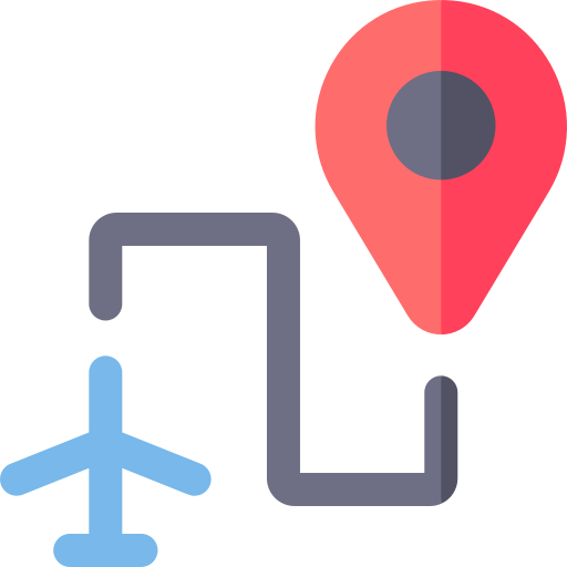 route Basic Rounded Flat Icône