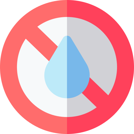 pas de liquides Basic Rounded Flat Icône