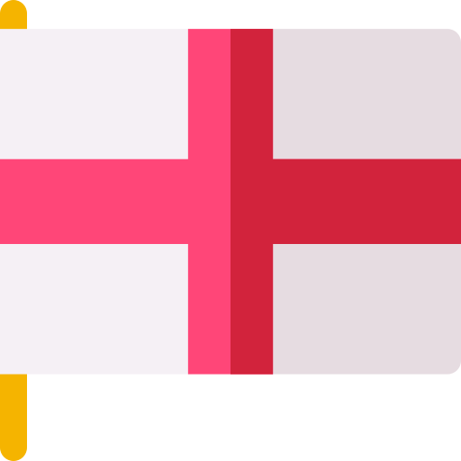 England Basic Rounded Flat icon