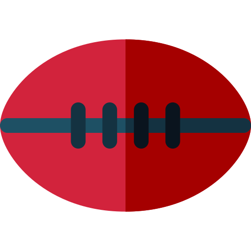 Rugby Basic Rounded Flat icon