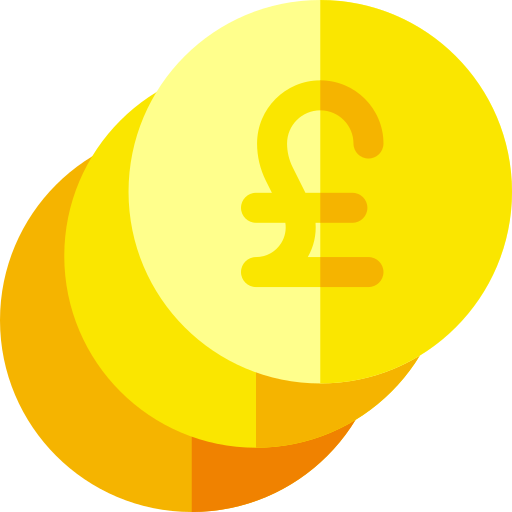 Pound Basic Rounded Flat icon