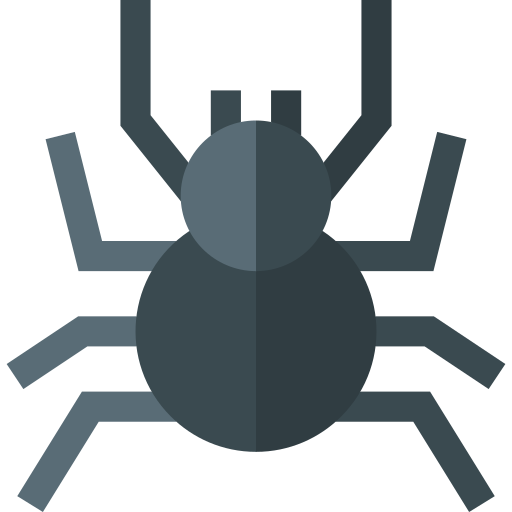 araignée Basic Straight Flat Icône