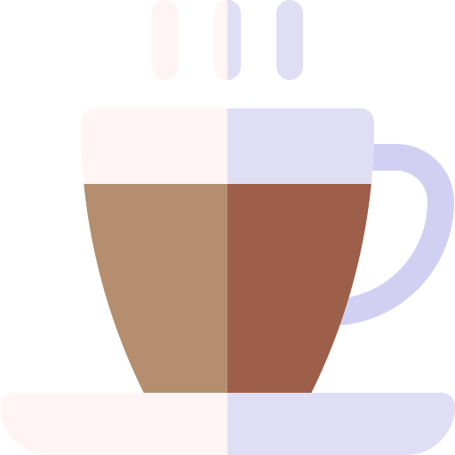 tasse de café Basic Rounded Flat Icône
