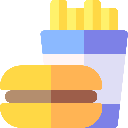 fast food Basic Rounded Flat ikona