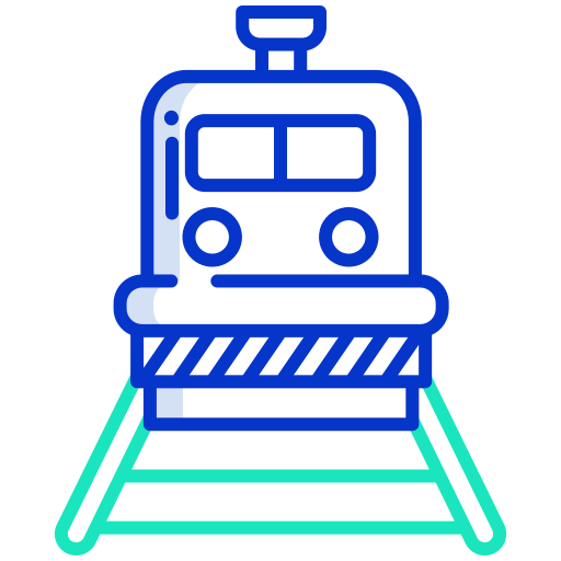 pociąg Icongeek26 Outline Colour ikona