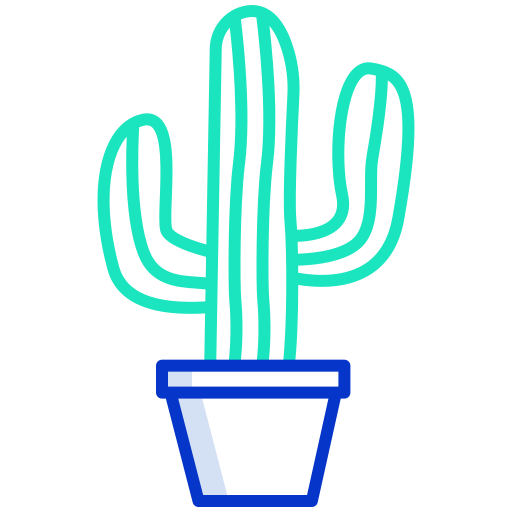 cactus Icongeek26 Outline Colour icona