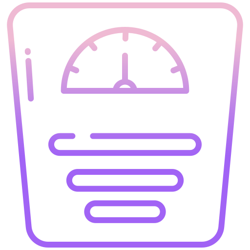 Weighing scale Icongeek26 Outline Gradient icon
