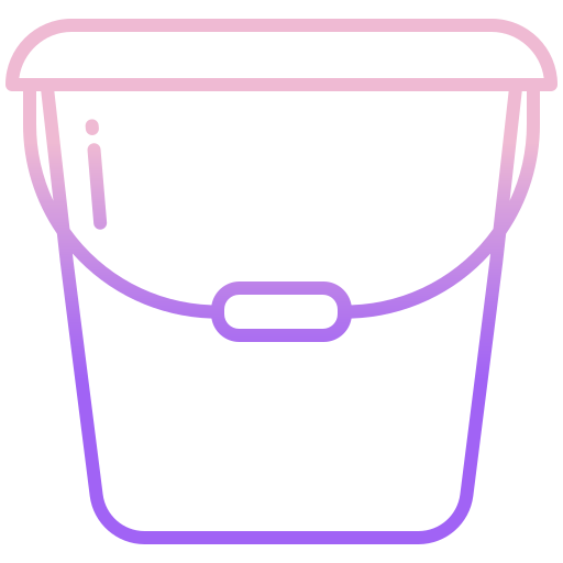Bucket Icongeek26 Outline Gradient icon