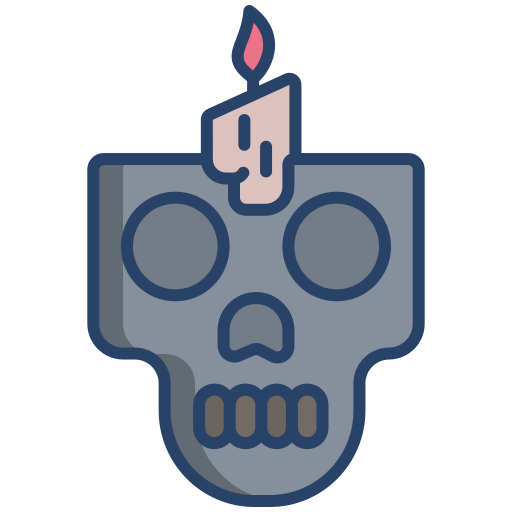 Skull Icongeek26 Linear Colour icon