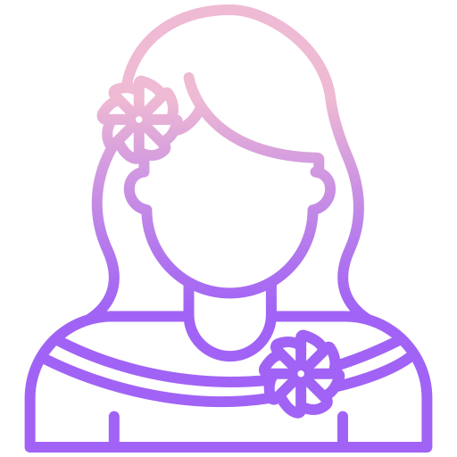 Mexican woman Icongeek26 Outline Gradient icon