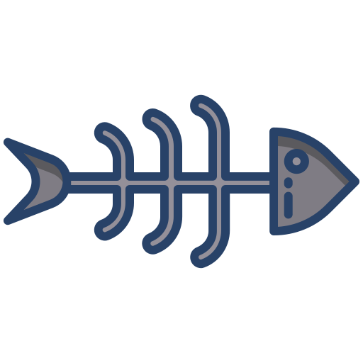 Fish bones Icongeek26 Linear Colour icon