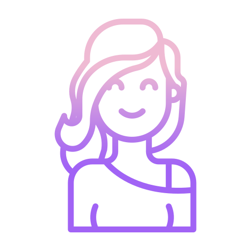 mujer Icongeek26 Outline Gradient icono