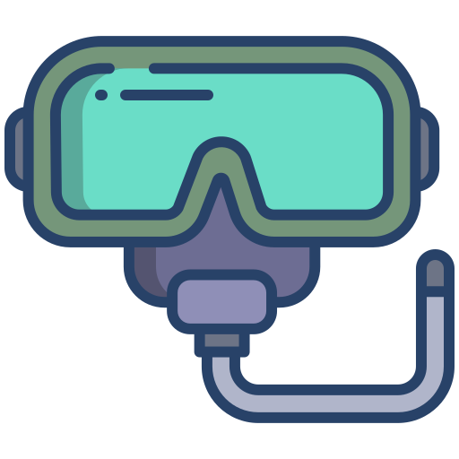 Diving mask Icongeek26 Linear Colour icon