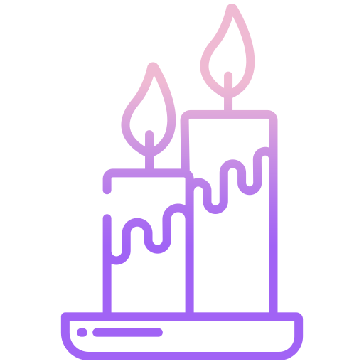 Candles Icongeek26 Outline Gradient icon