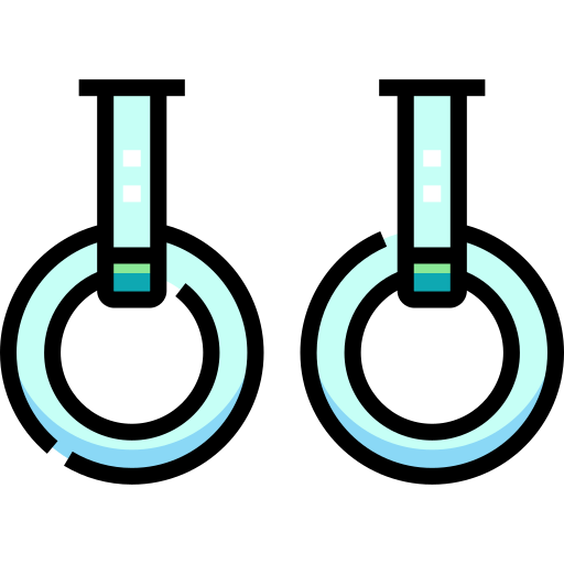 体操リング Detailed Straight Lineal color icon