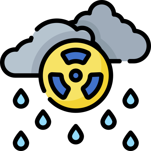kwaśny deszcz Special Lineal color ikona