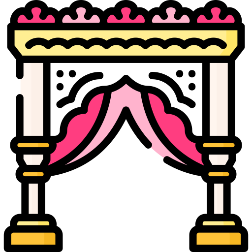 hinduski ślub Special Lineal color ikona