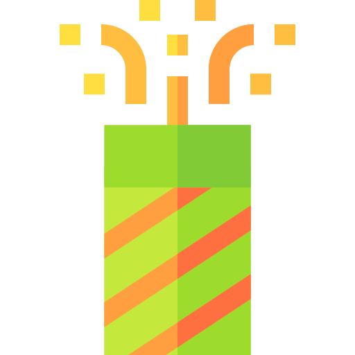 Firework Basic Straight Flat icon